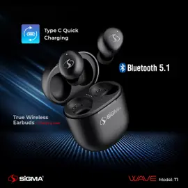 Sigma Wireless Earbuds Wave T1 TWS