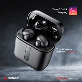 sigma wireless earbuds wave t2 tws